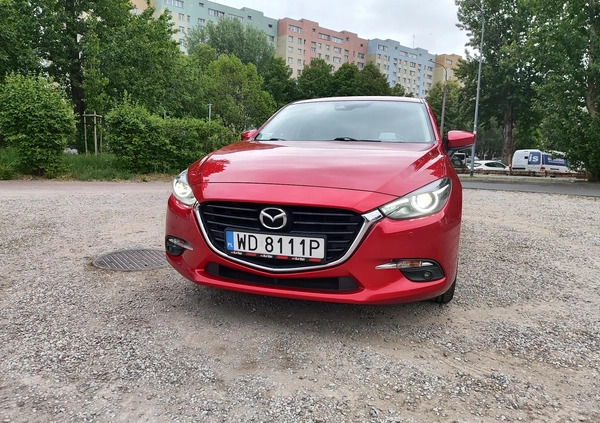 Mazda 3 cena 74900 przebieg: 99900, rok produkcji 2018 z Warszawa małe 191